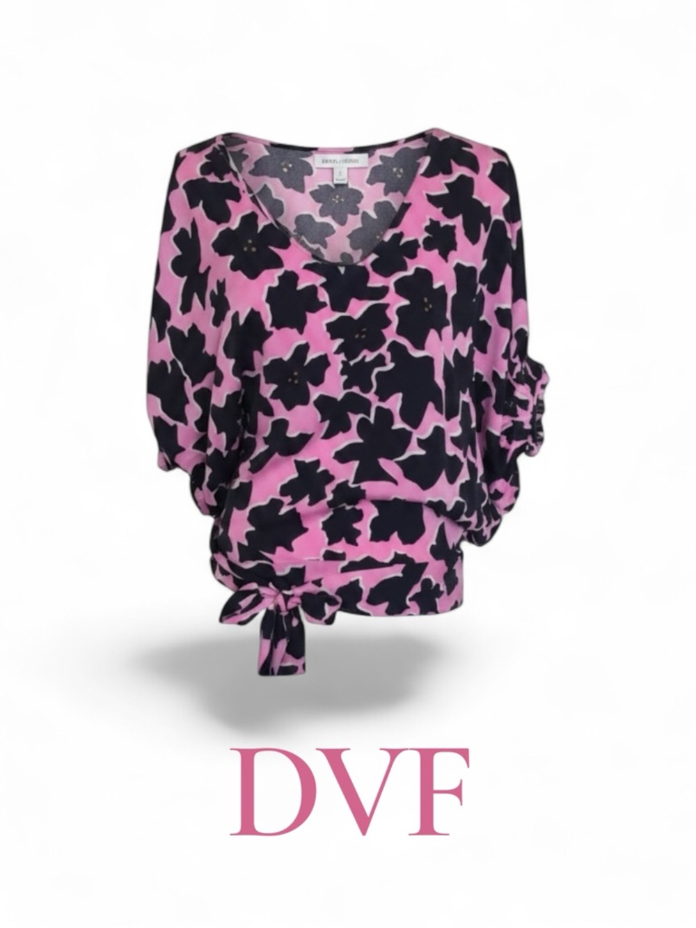 💕💕 DVF silk sash tie top